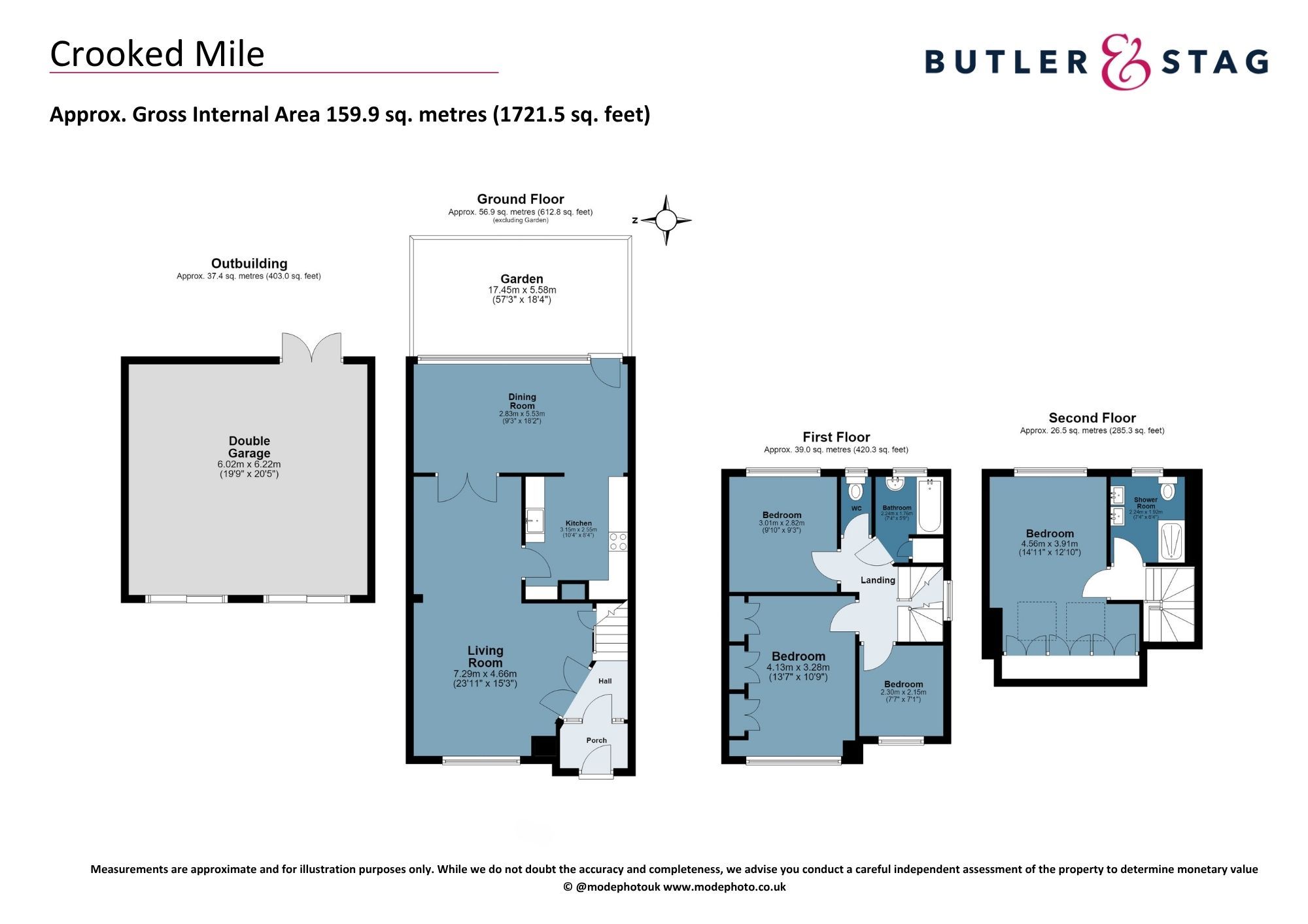 22 Crooked Mile, Waltham Abbey floorplan