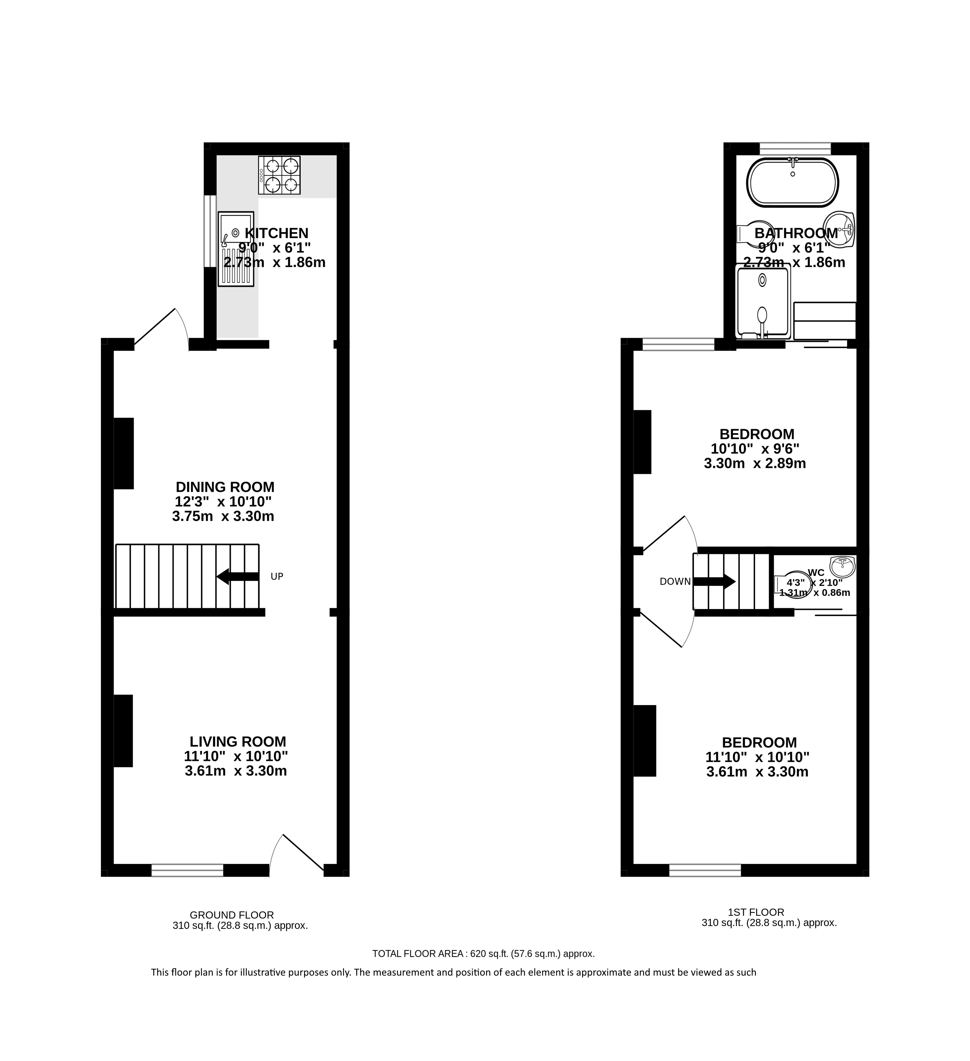 19, Park Street, St Albans floorplan