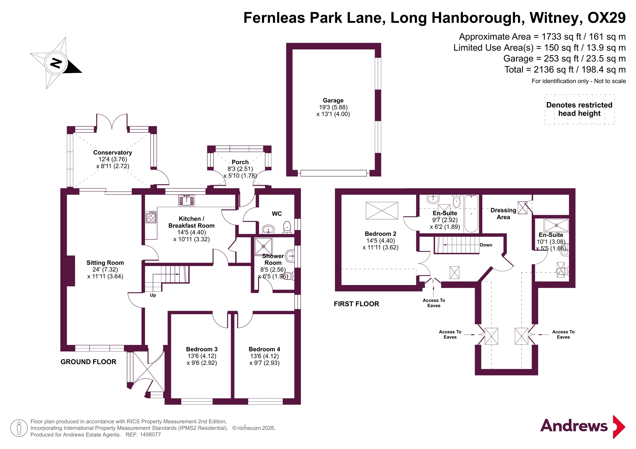 Fernleas,, Park Lane, Witney floorplan