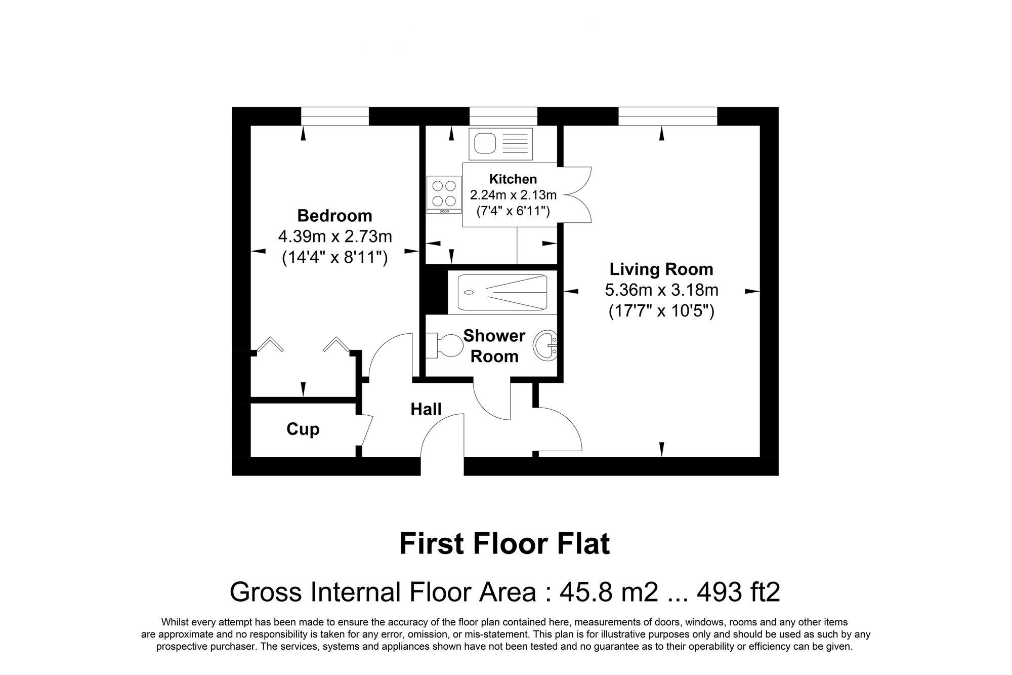 Apt 18, Southwood Court Southend Road, Billericay floorplan