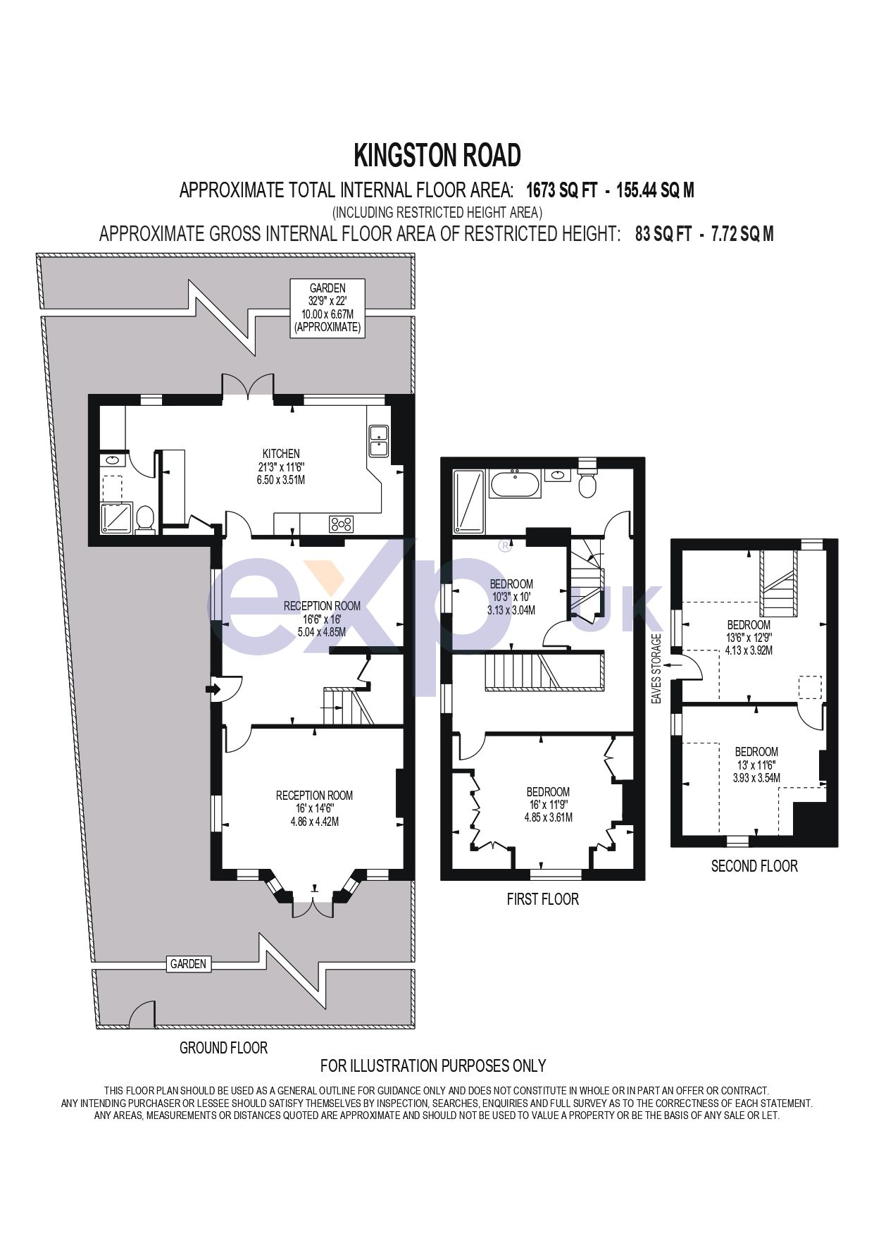 44, Kingston Road, Epsom floorplan