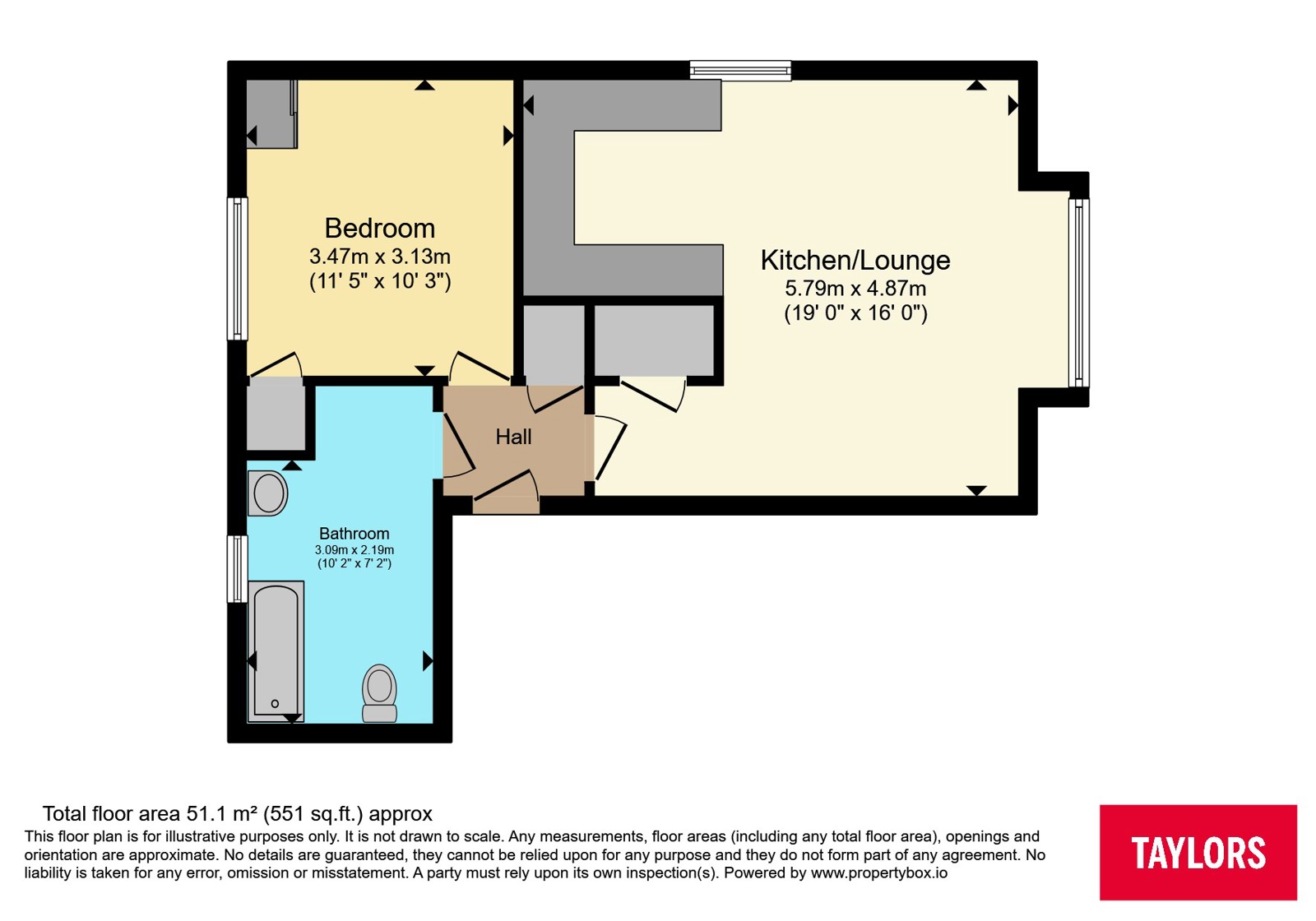 Flat 11 Beechwood House,, Beechwood Road, Avon floorplan