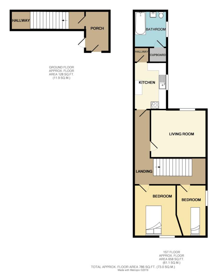 2 Bedrooms Flat to rent in First Floor Flat, Downend Road, Kingswood, Bristol BS15