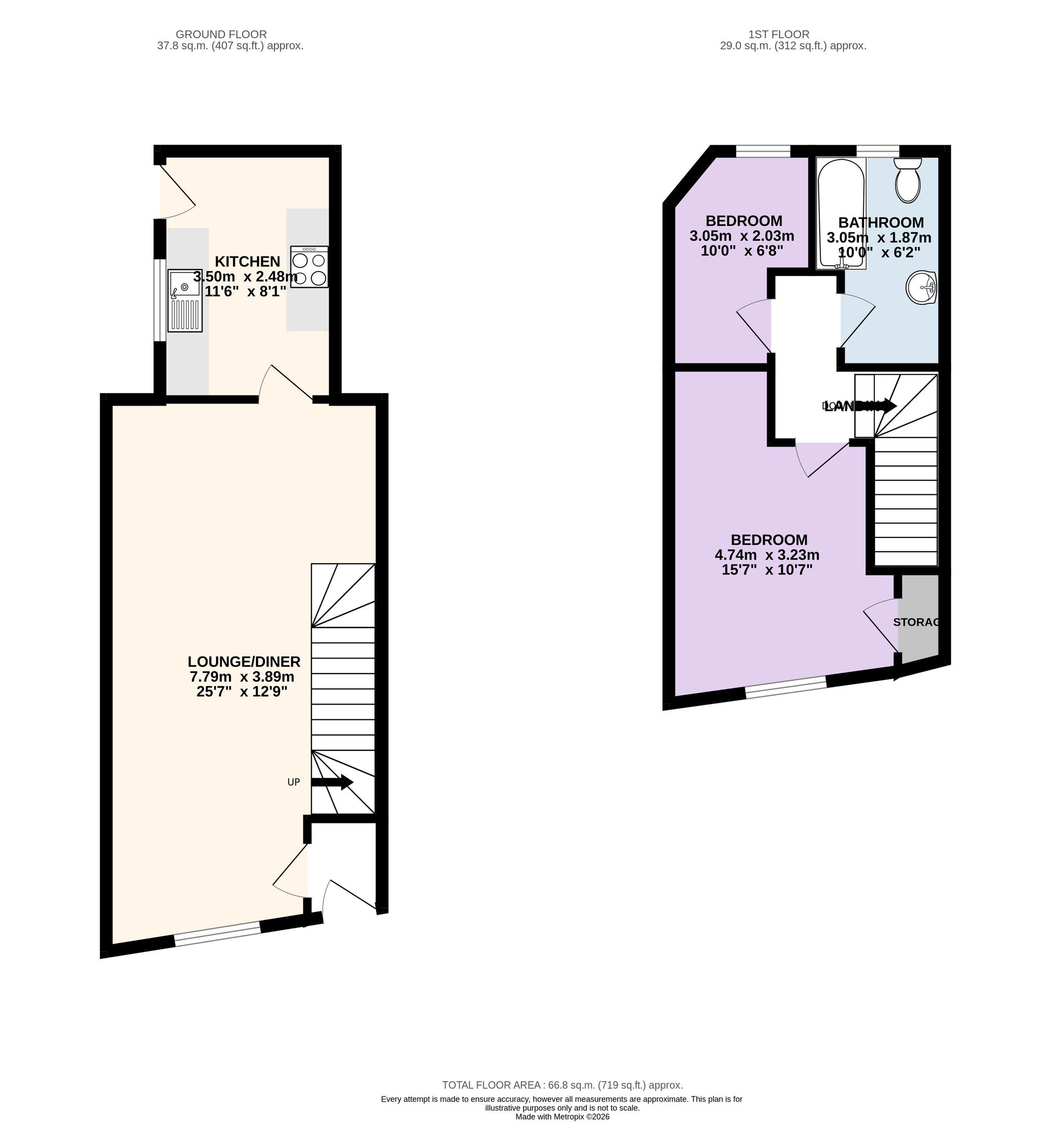 15 Derby Road, Preston floorplan