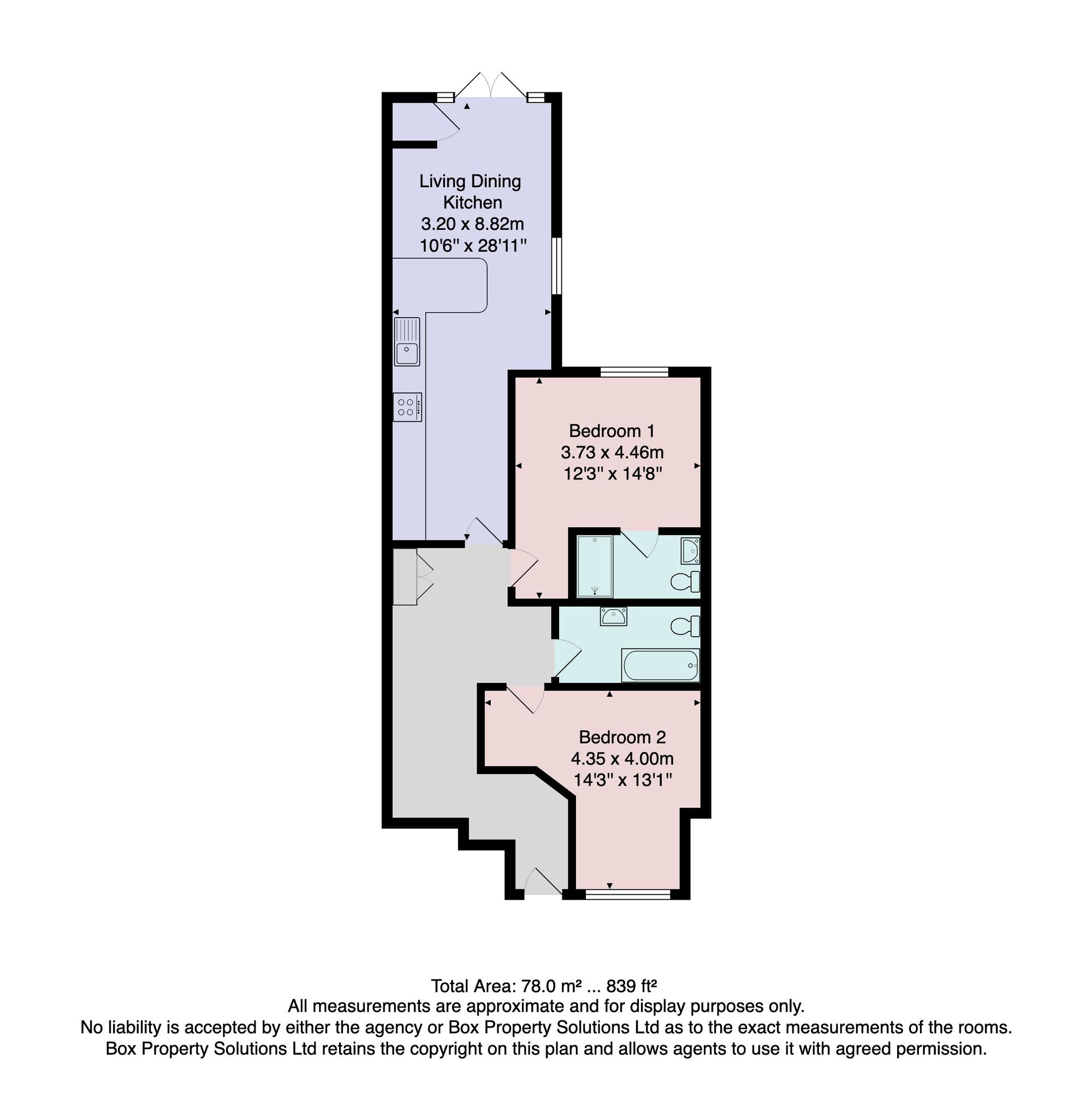 Flat 1, 43 Harlow Moor Drive, Harrogate, Harrogate floorplan