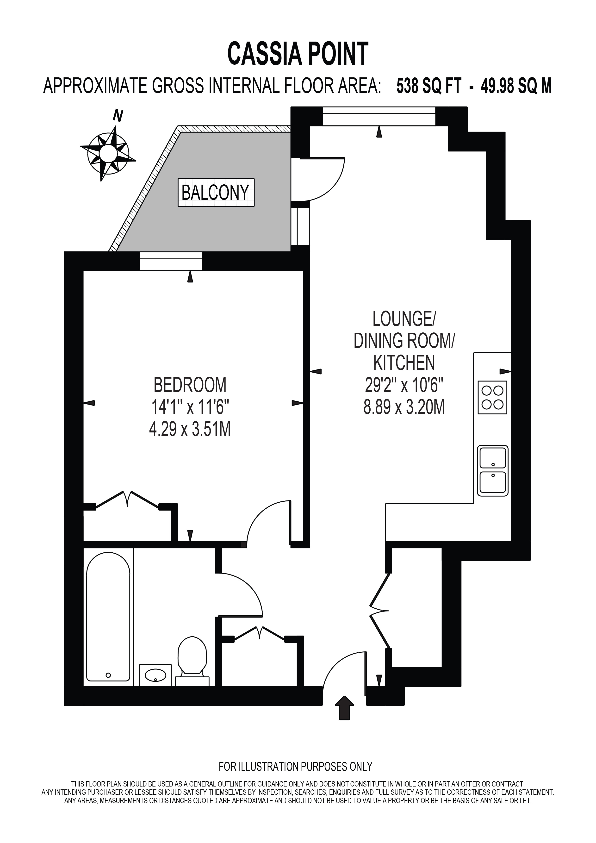 201 Cassia Point 2, Glasshouse Gardens, Newham floorplan