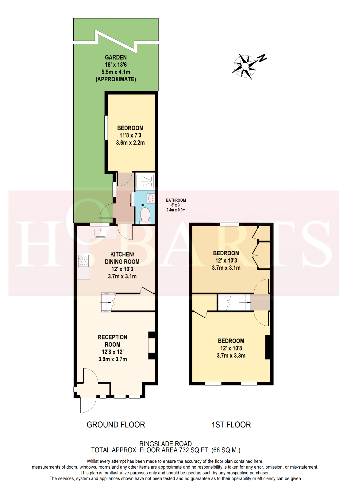 Ringslade Road, Alexandra Park Borders, London floorplan