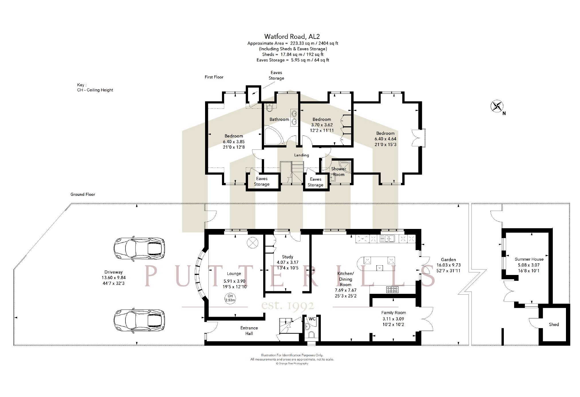 Watford Road, St. Albans, Hertfordshire AL2, 3 bedroom detached house