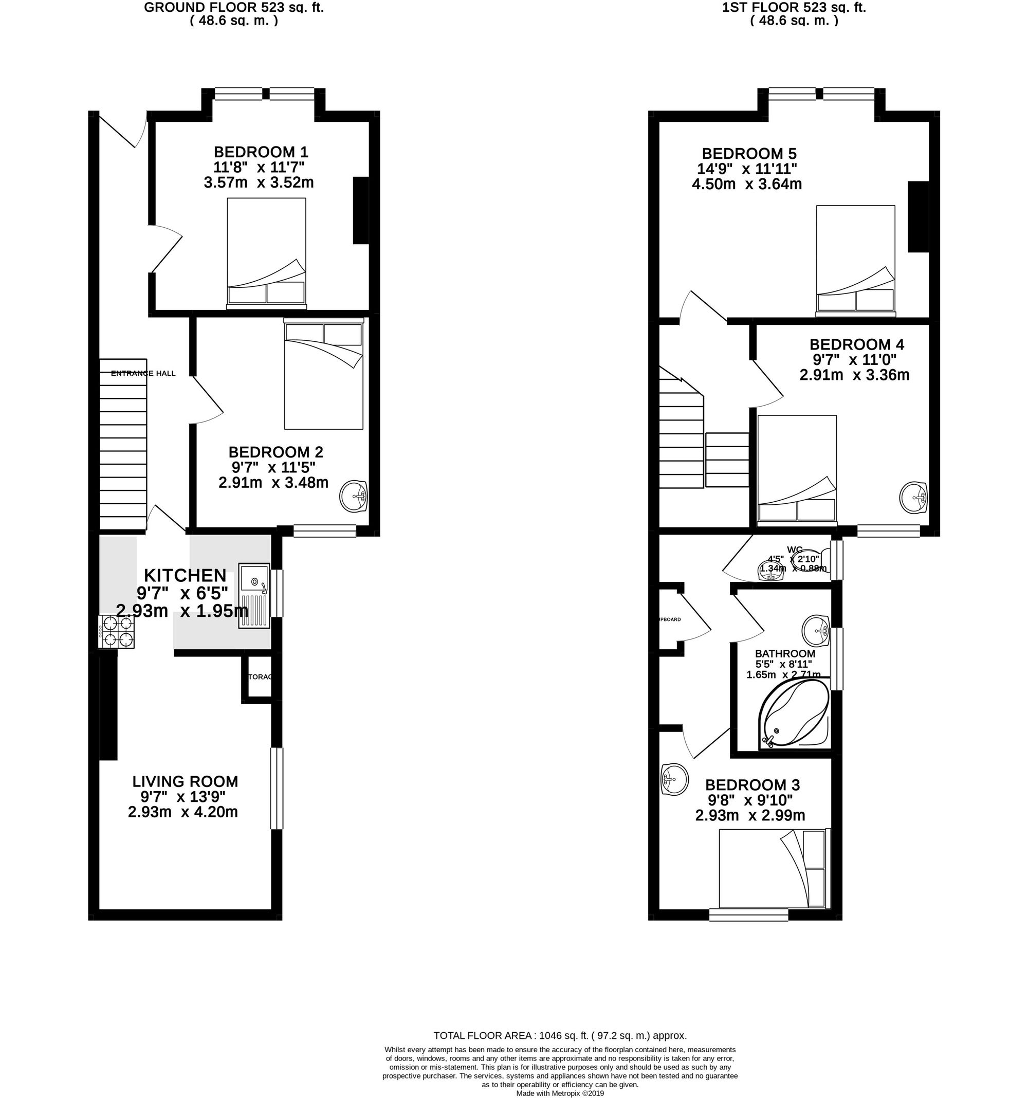 55 Brading Road, Brighton floorplan