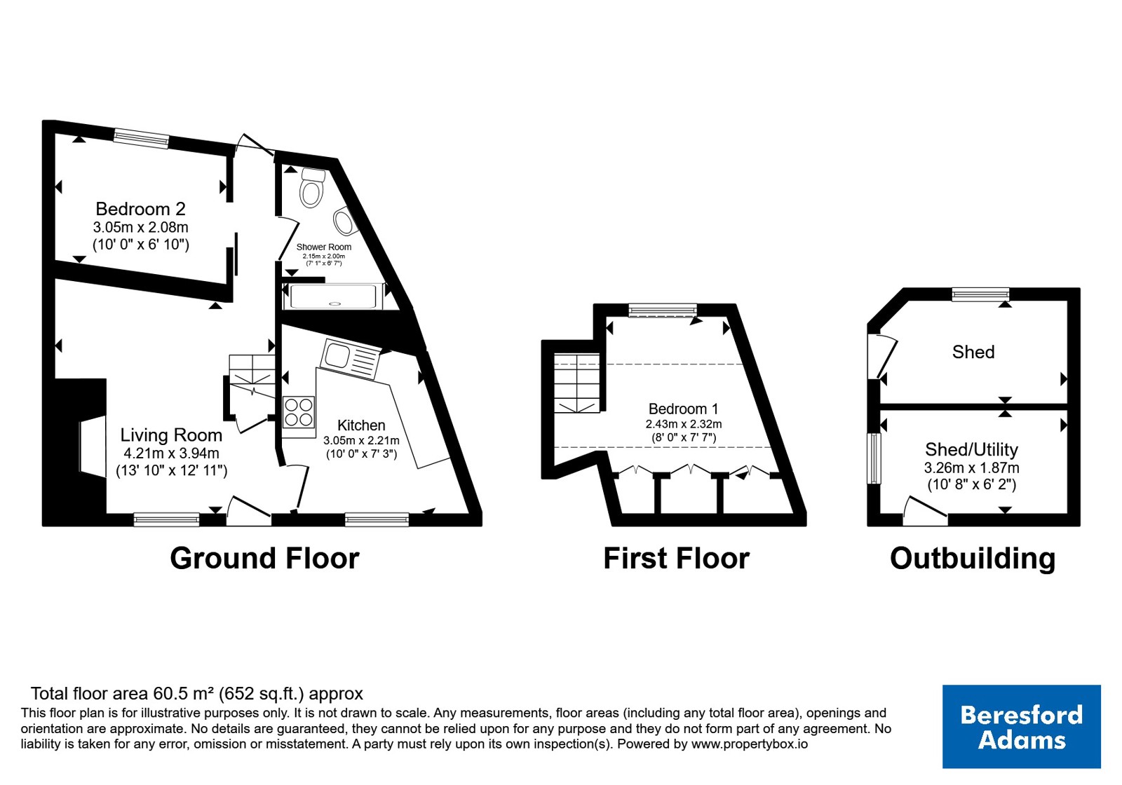 3 Bodegroes Terrace,, Efailnewydd, Gwynedd floorplan
