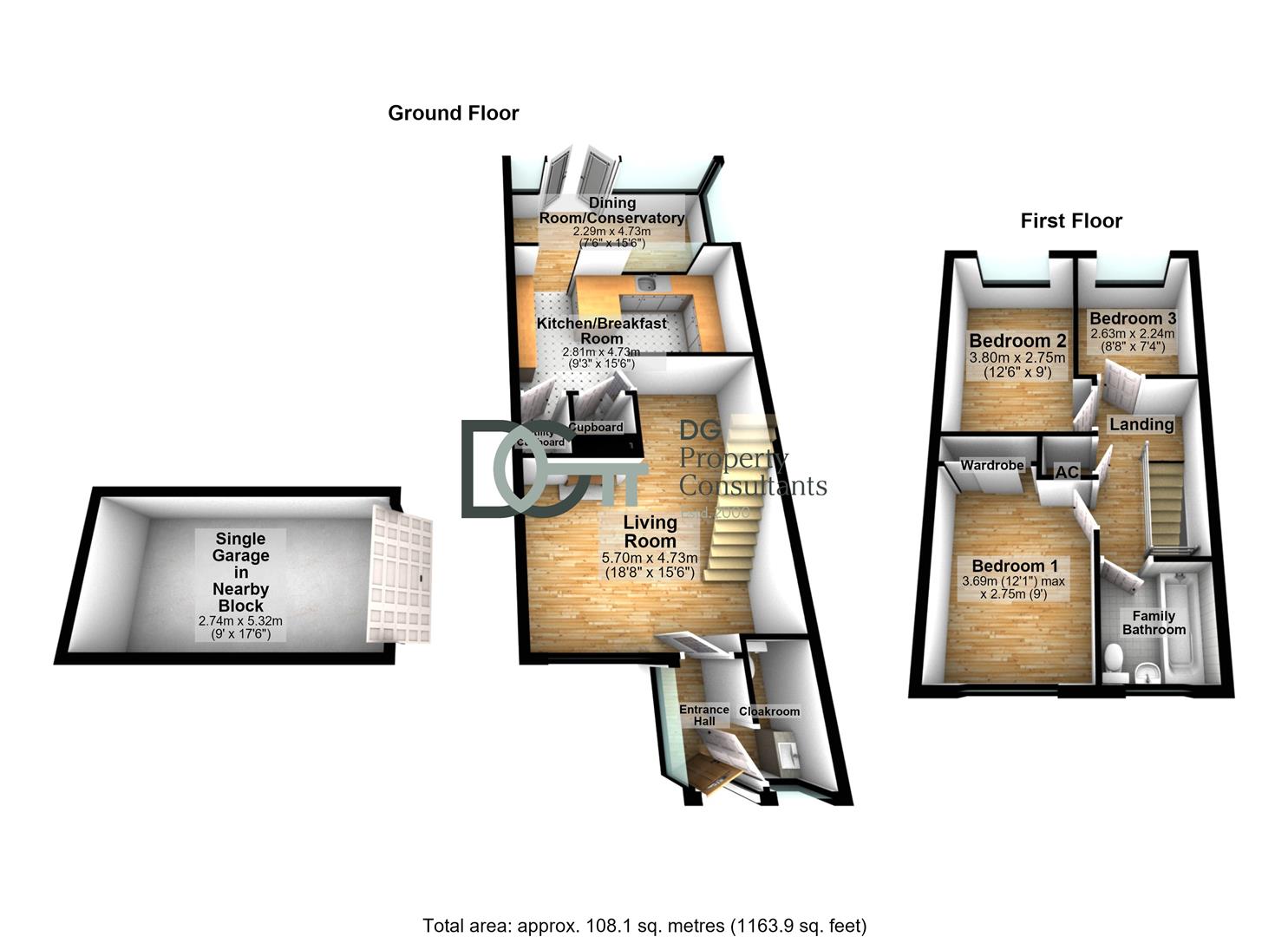 3, The Meadows, Wingfield, Leighton Buzzard floorplan