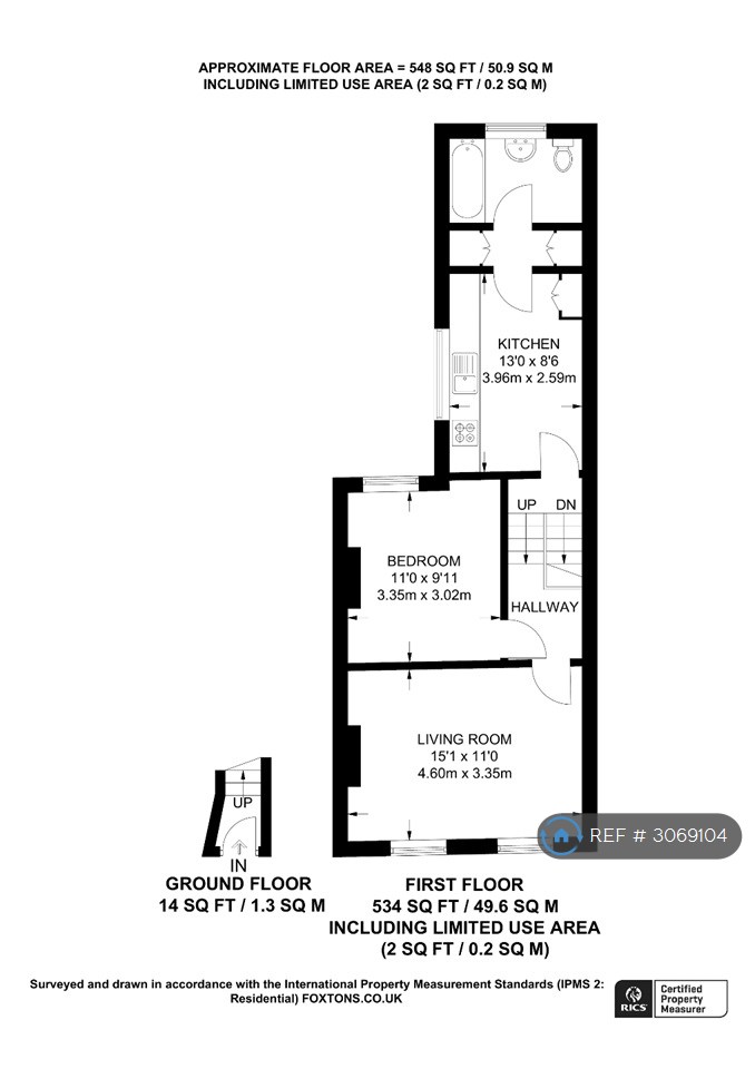 Burchell Road, Queens Road Peckham, London floorplan