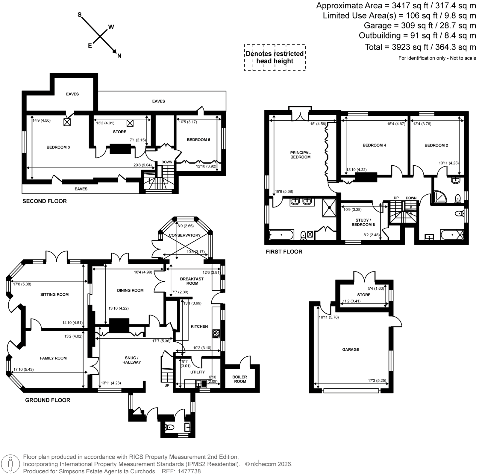 Orchard House,, Leatherhead Road, Oxshott floorplan