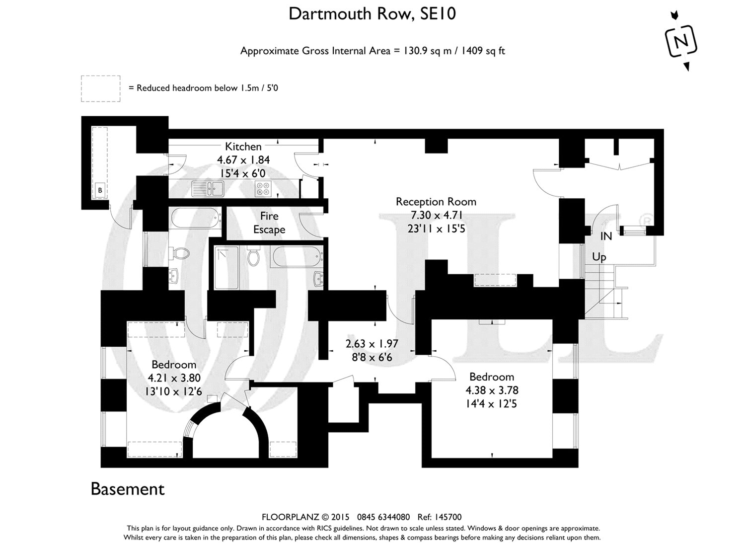 2 Bedrooms Flat to rent in Dartmouth Row, Greenwich, London SE10