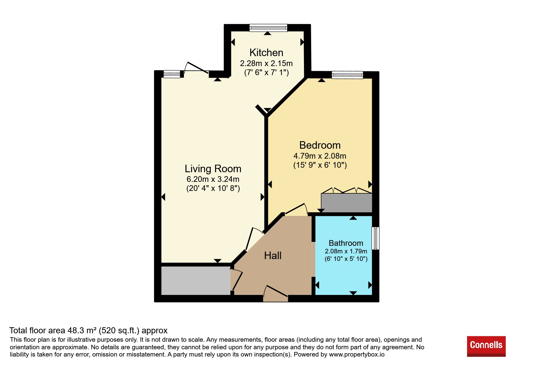 1, Crosfield Court, 244-248, Lower High Street, Watford floorplan