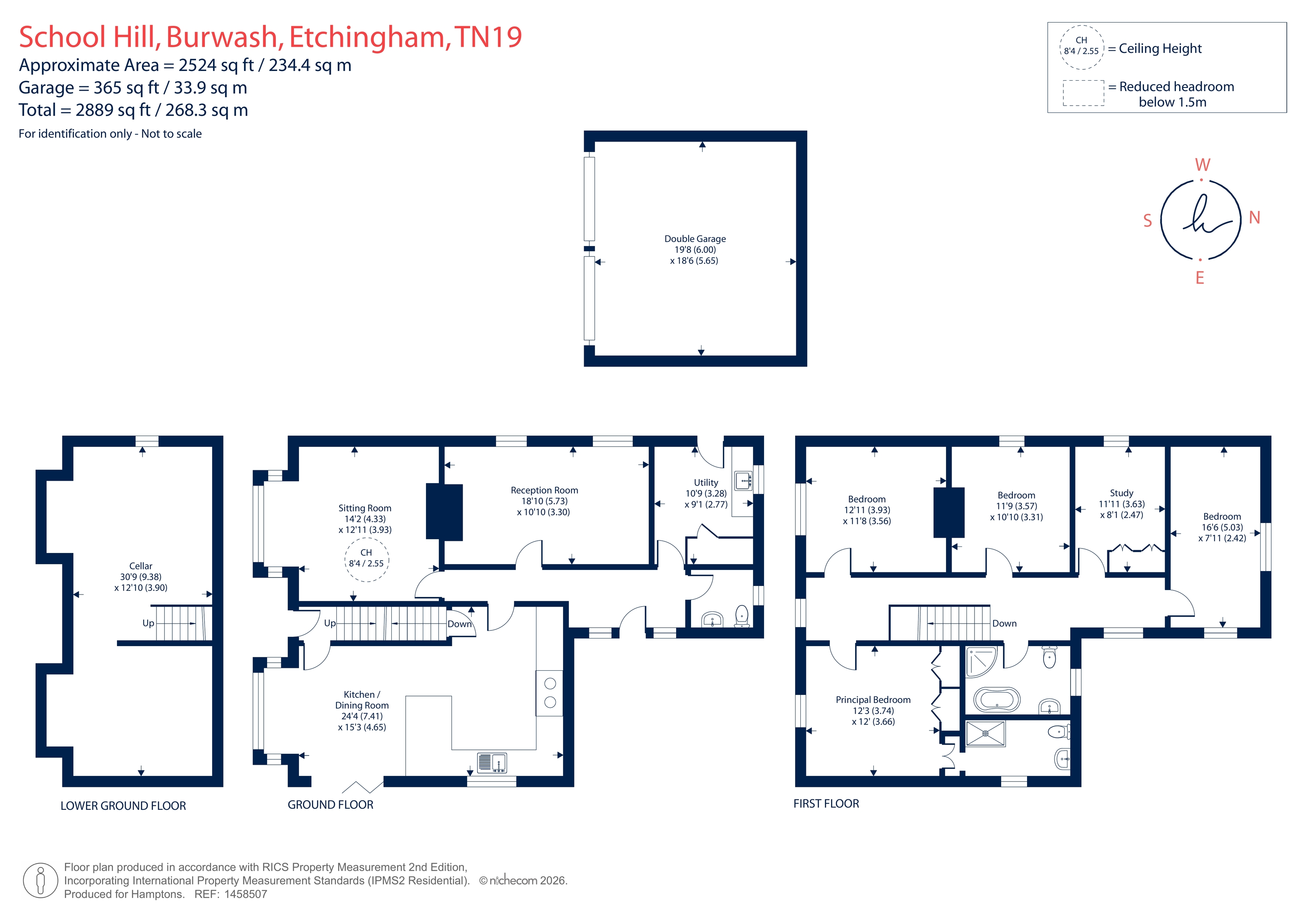 Court Barn Farm House, School Hill, Burwash floorplan