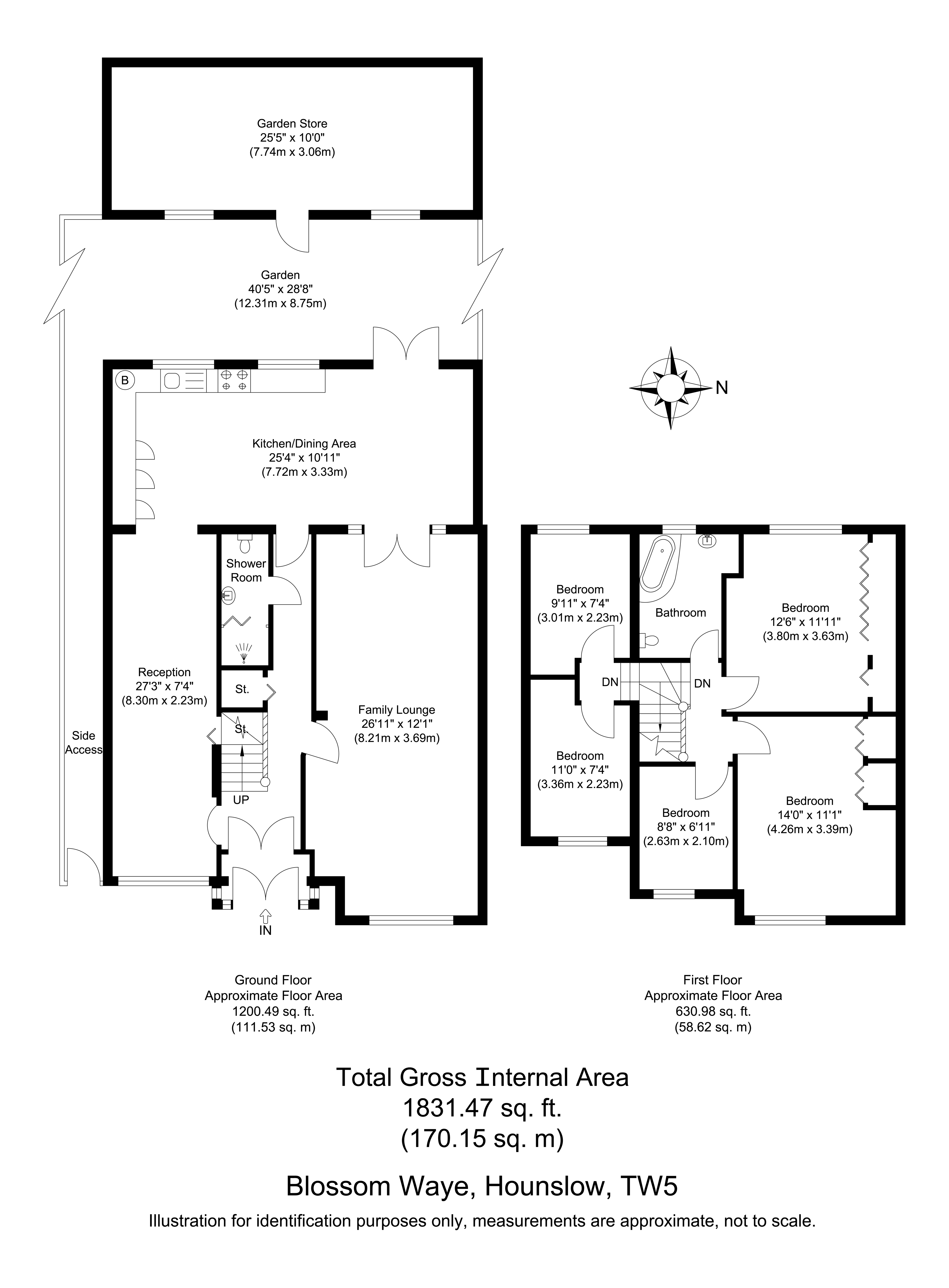 5 Bedrooms Semi-detached house for sale in Blossom Waye, Heston, Hounslow TW5