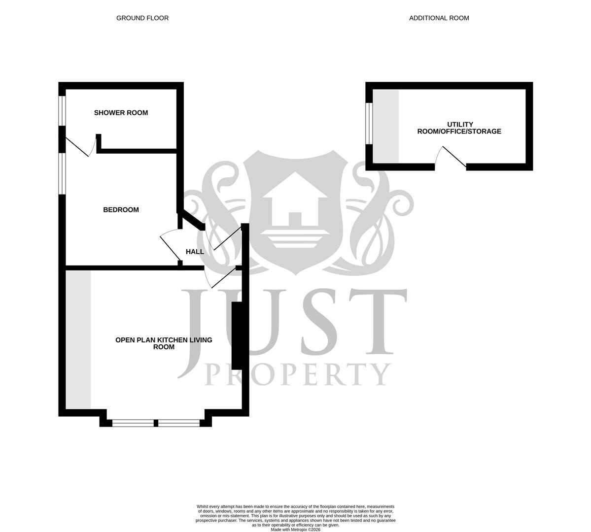 First Floor Flat, 2, 49, St James's Road, Hastings floorplan
