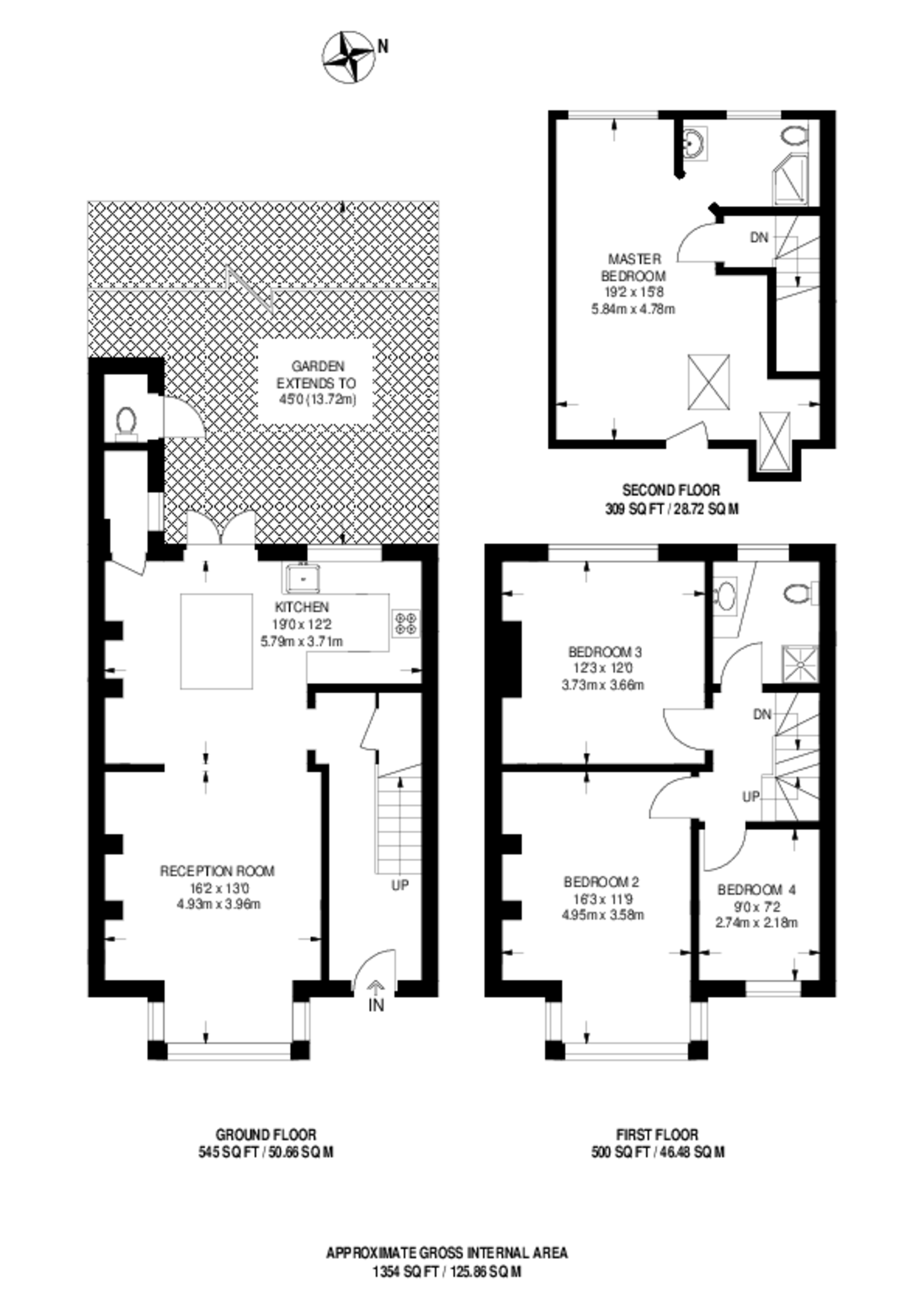 Warwick Road, Bounds Green floorplan