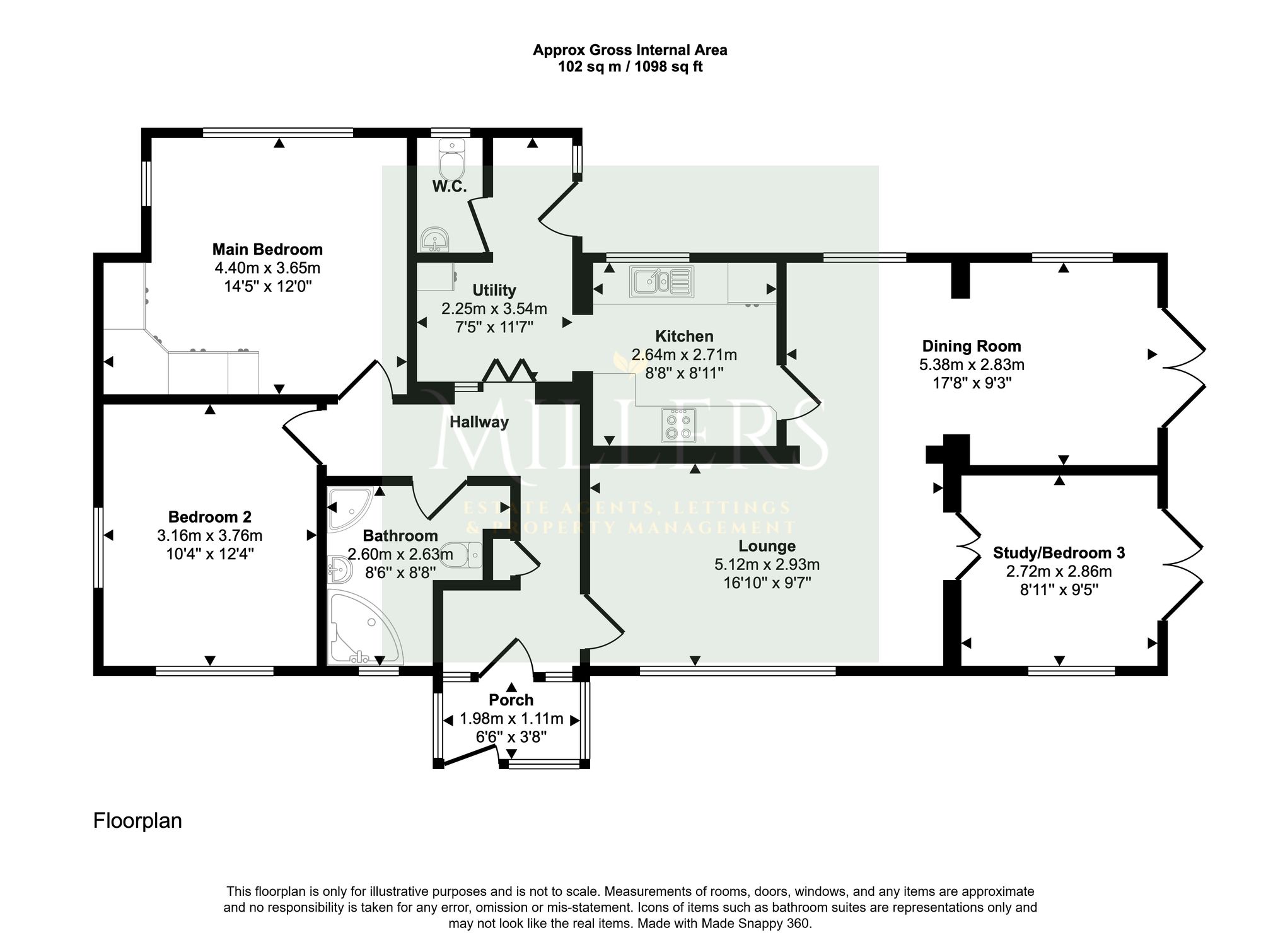 204 Roughton Road, Cromer floorplan