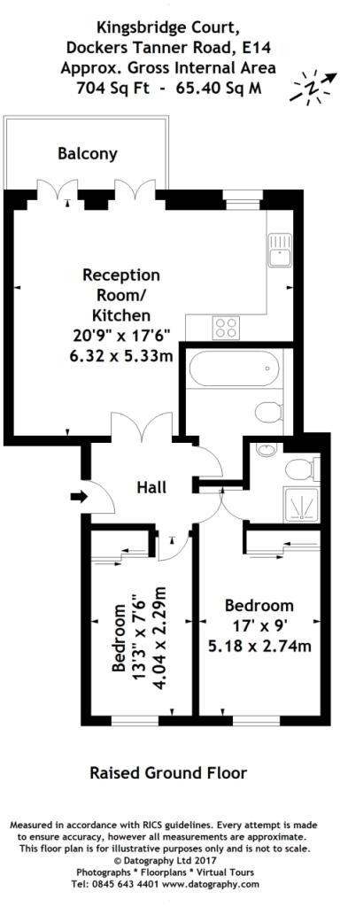 10 Kingsbridge Court,, 1 Dockers Tanner Road, Docklands floorplan