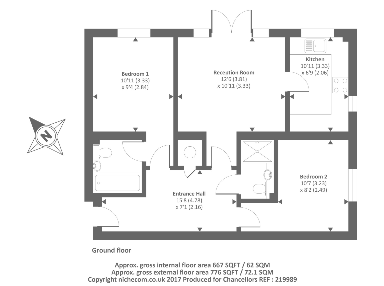 2 Bedrooms Flat for sale in North Ascot, Berkshire SL5