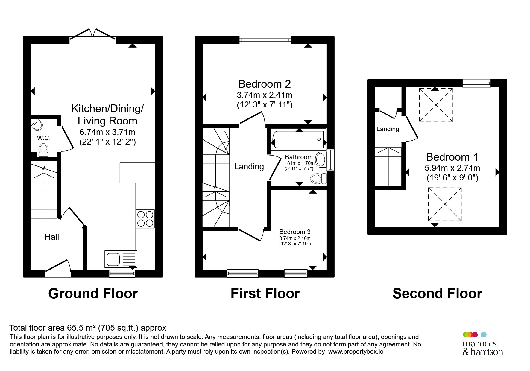 37, Brookes Lane, Middlesbrough floorplan