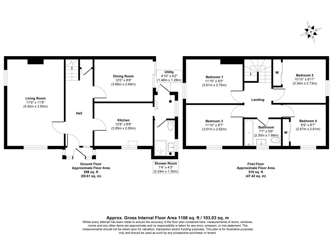 22, Falmouth Road, Walsall floorplan