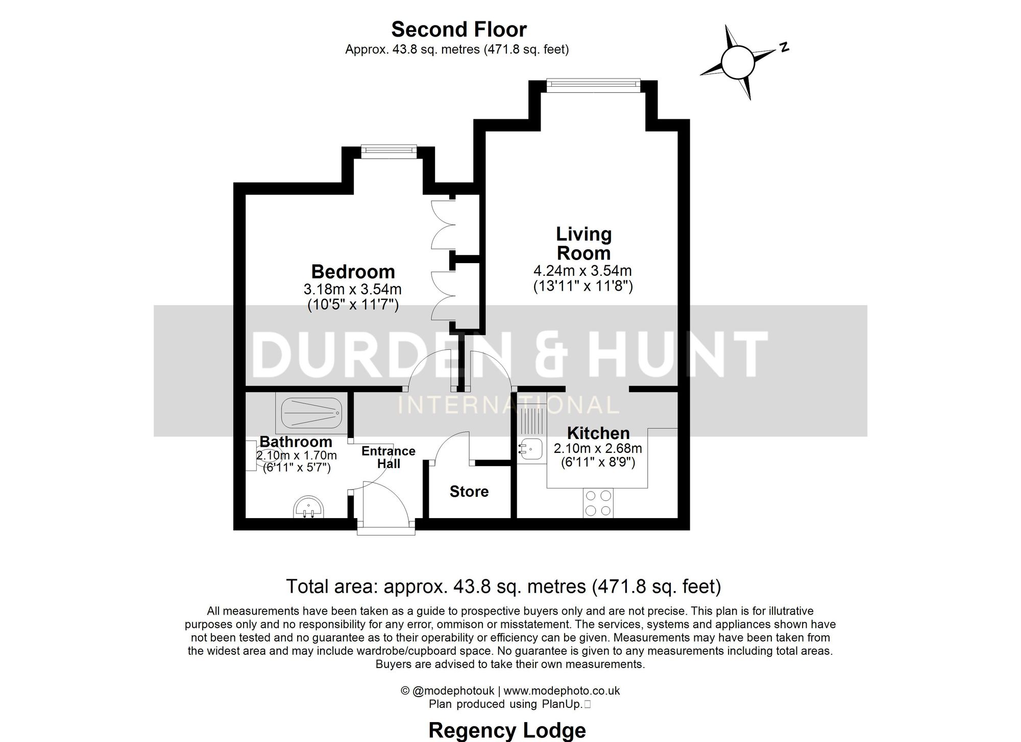 53 Regency Lodge Albert Road, Buckhurst Hill floorplan
