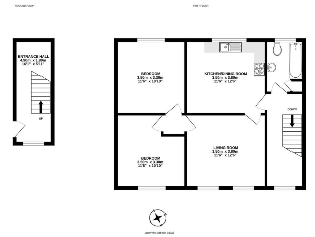 2a The Park, Scotby, Carlisle floorplan