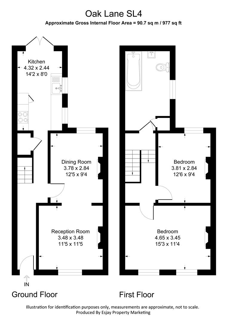13, Oak Lane, Windsor floorplan