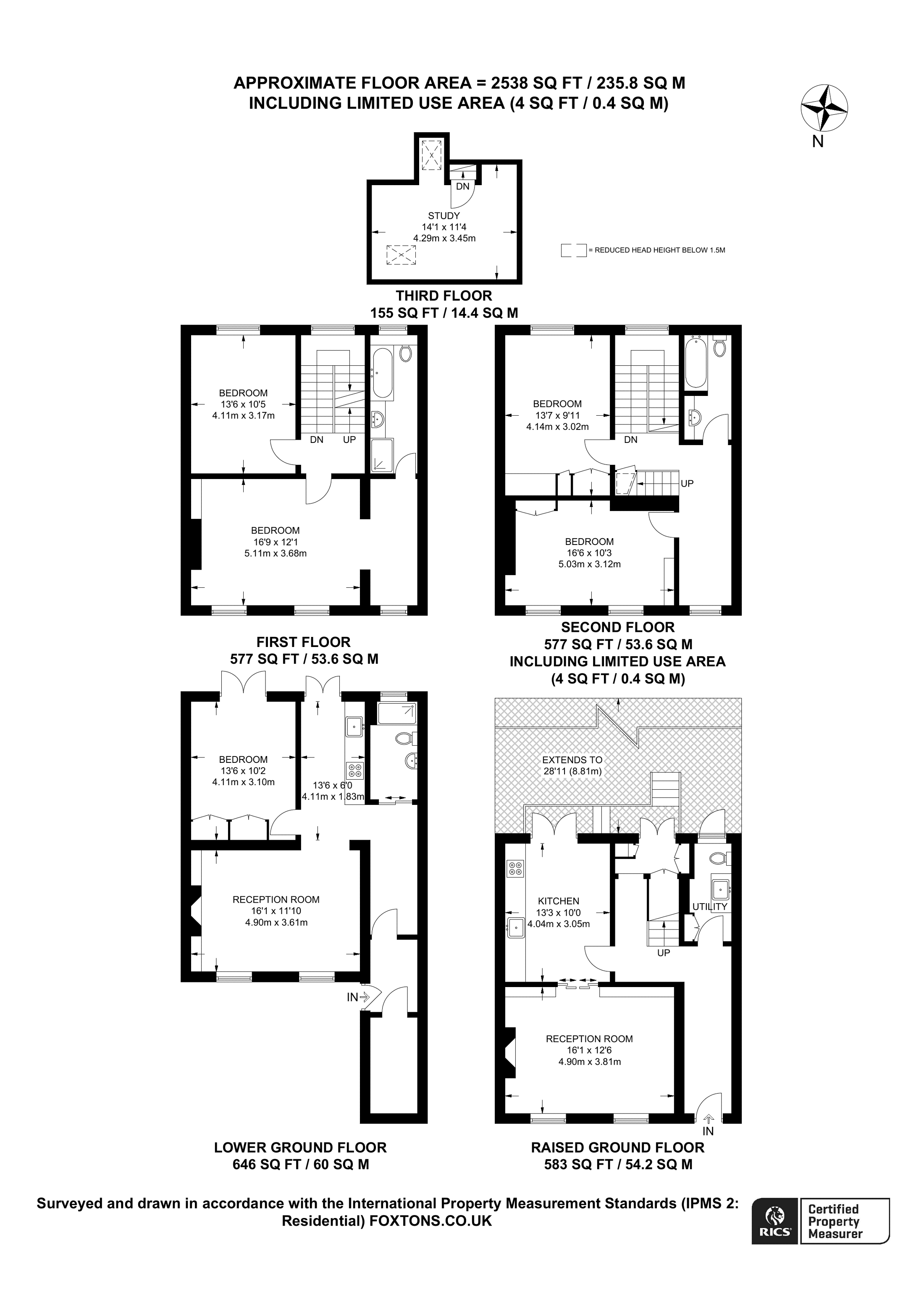 Bouverie Road, Stoke Newington, London N16, 5 bedroom semidetached