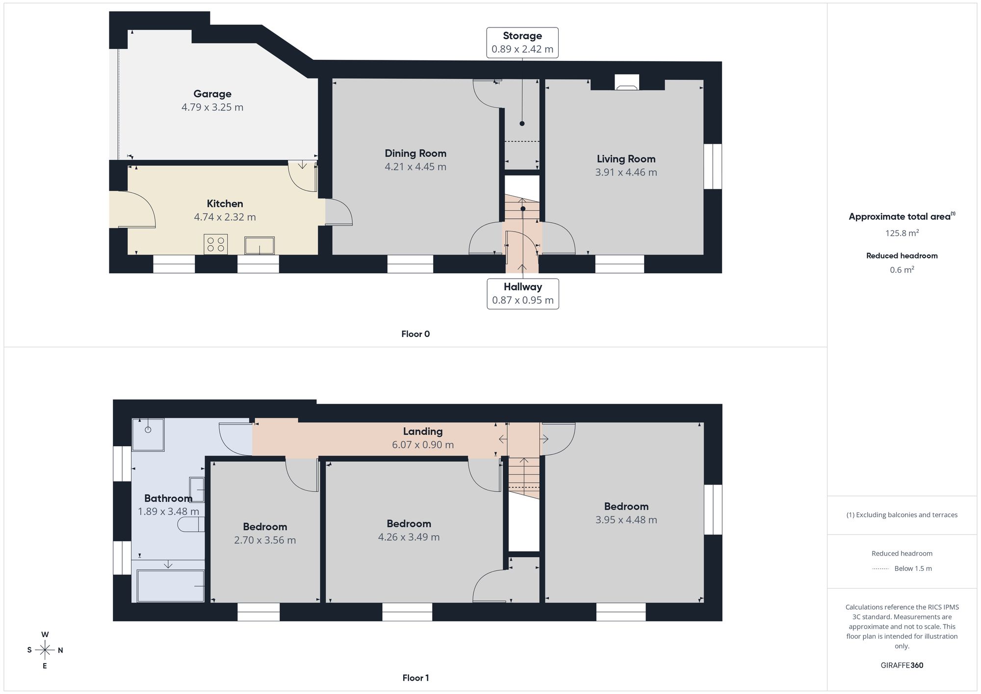 3 Queens Road, Consett floorplan