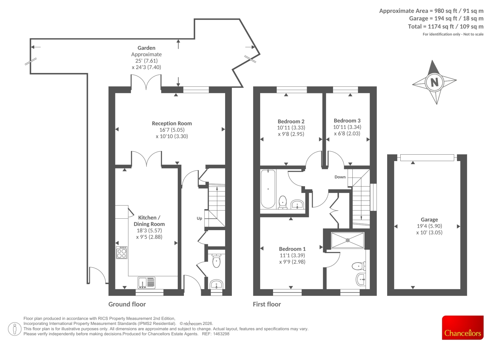 3, Varsity Close, Moreton-In-Marsh floorplan