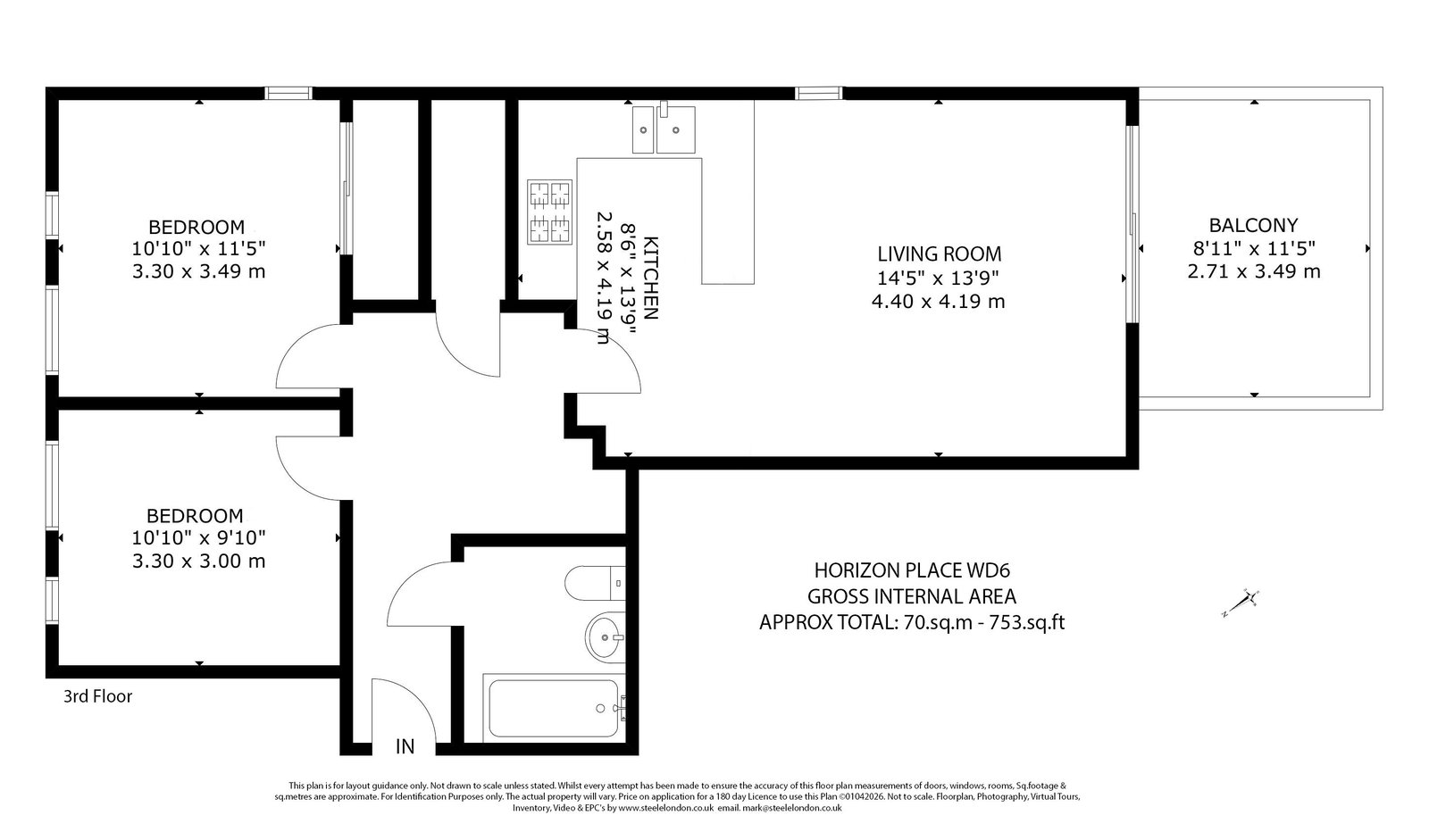 Horizon Place,7, Studio Way, Borehamwood floorplan