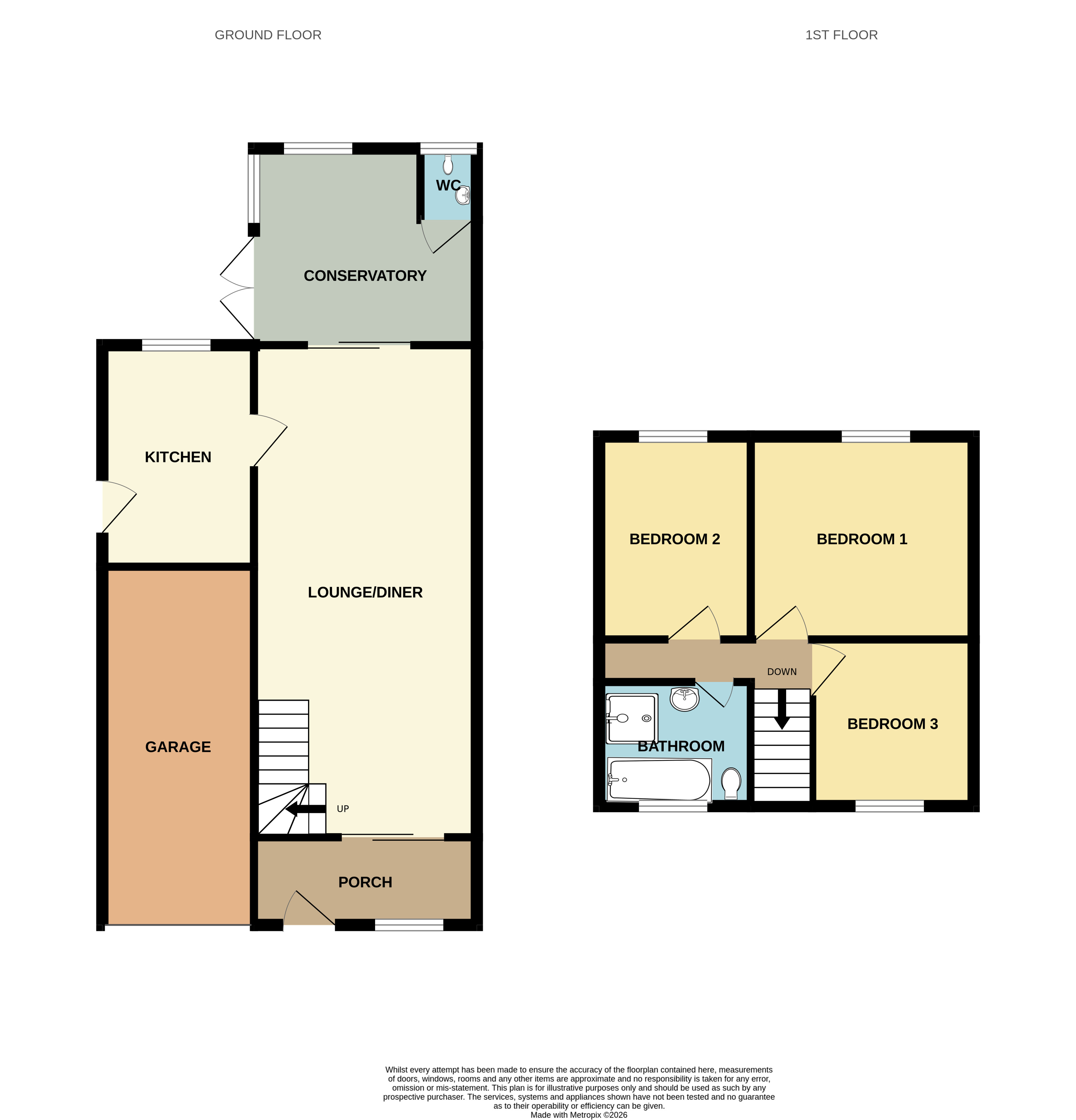 47, Lakeside Drive, Cannock floorplan