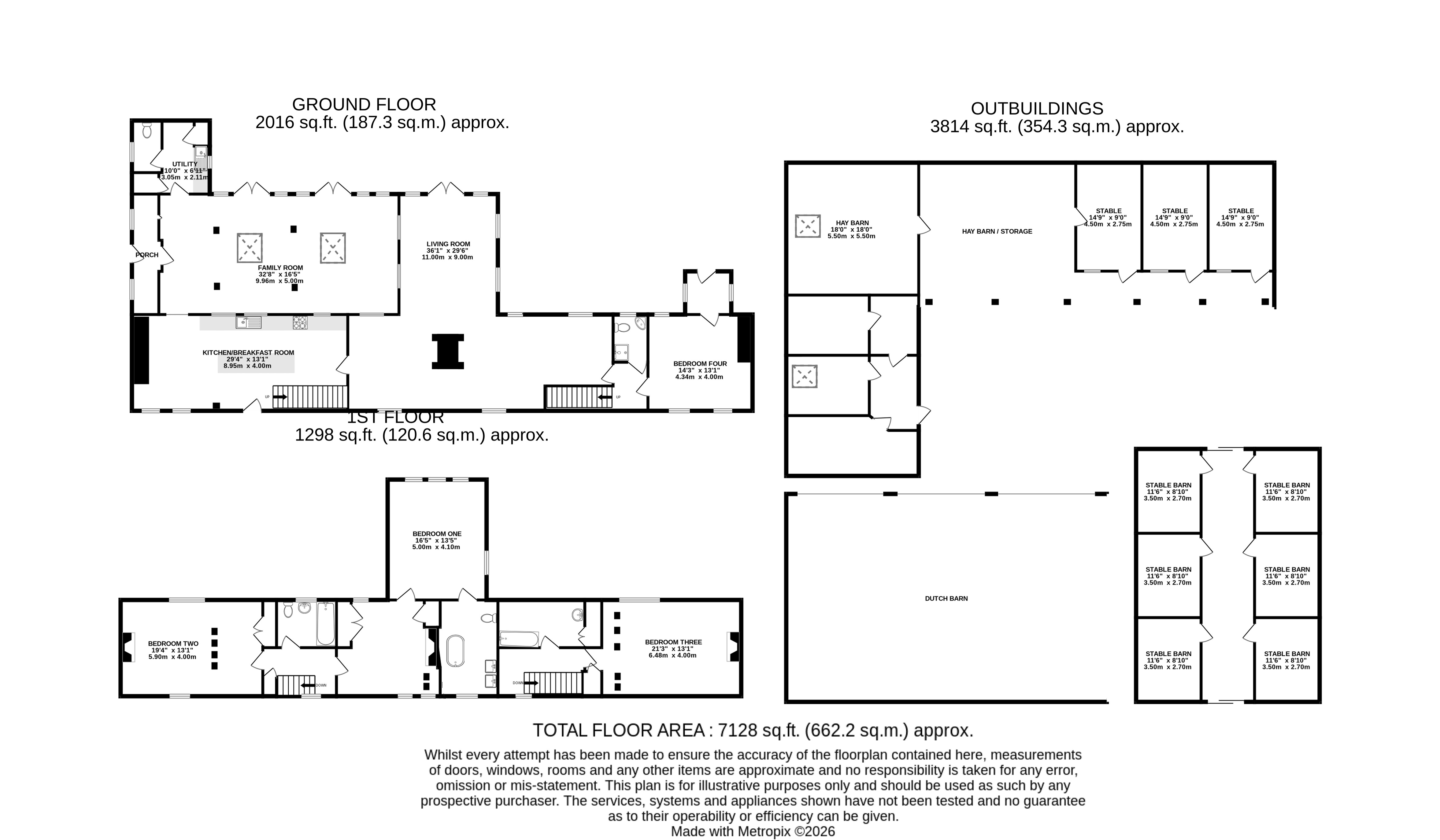 The Thatches, London Road, Newmarket floorplan