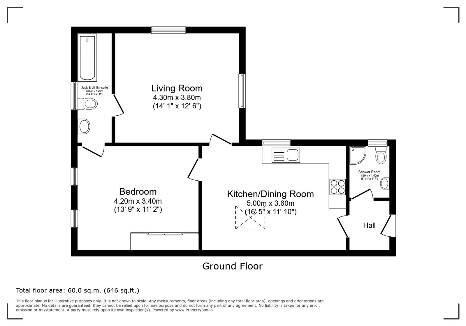 Little Acre Annexe, Ascot Road, Maidenhead floorplan