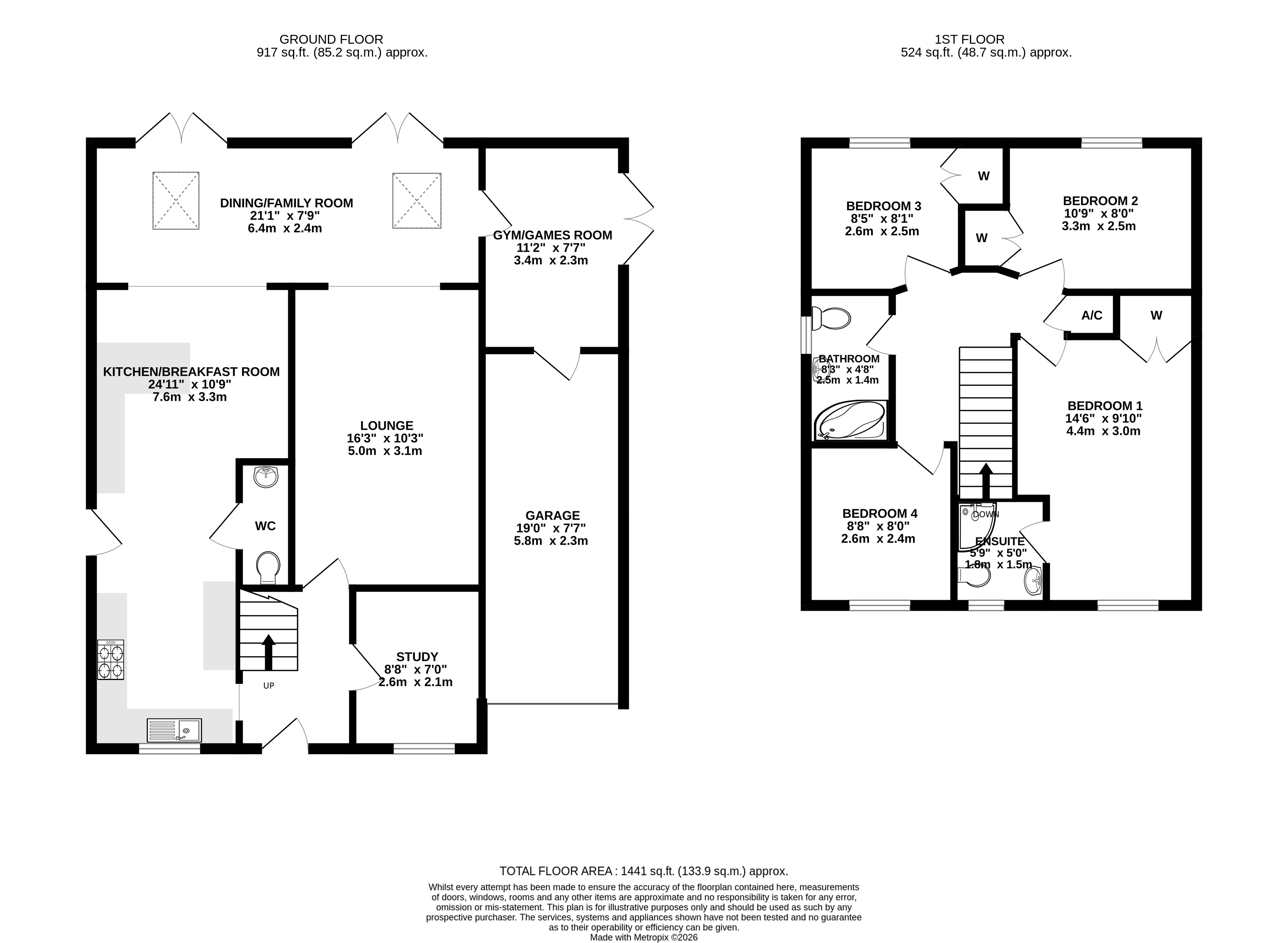 Rubens Close, Swindon floorplan