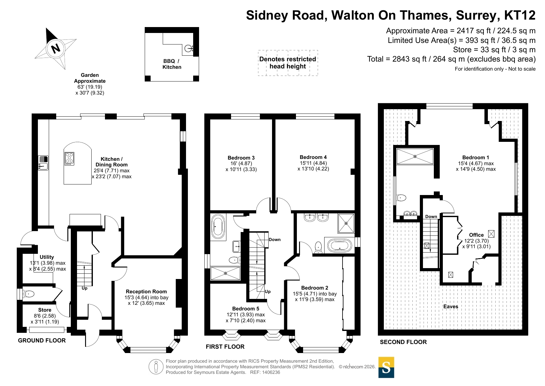 105, Sidney Road, Surrey floorplan