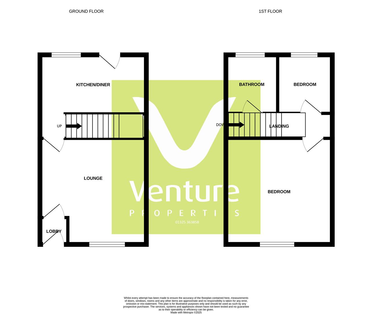 91, Barningham Street, Darlington floorplan