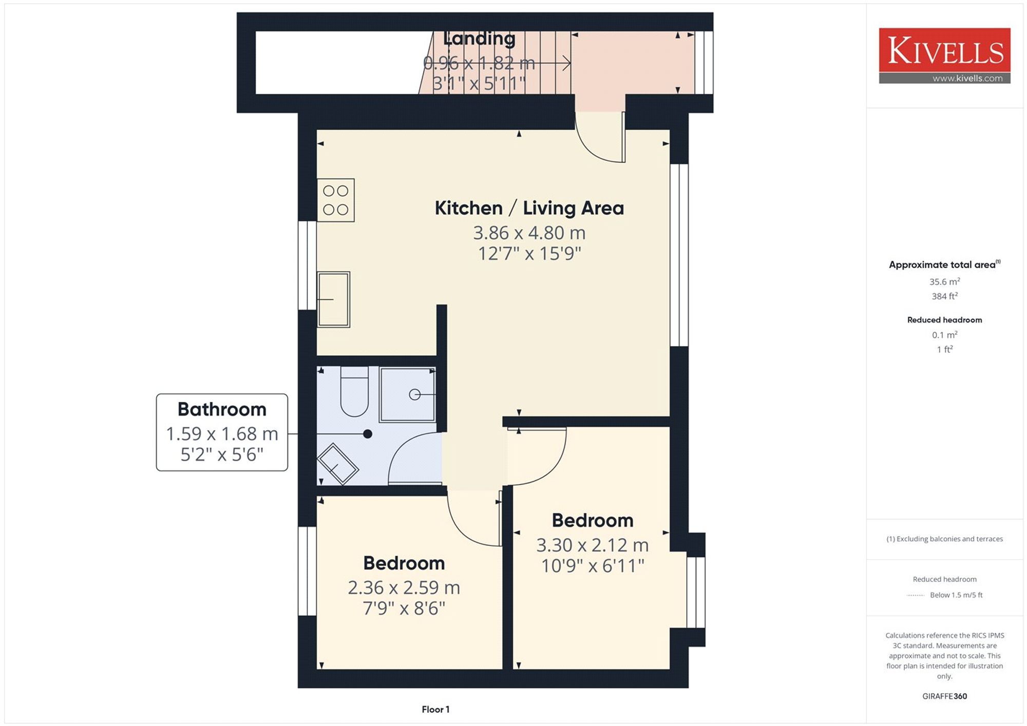 3 Penhalt, Bude floorplan