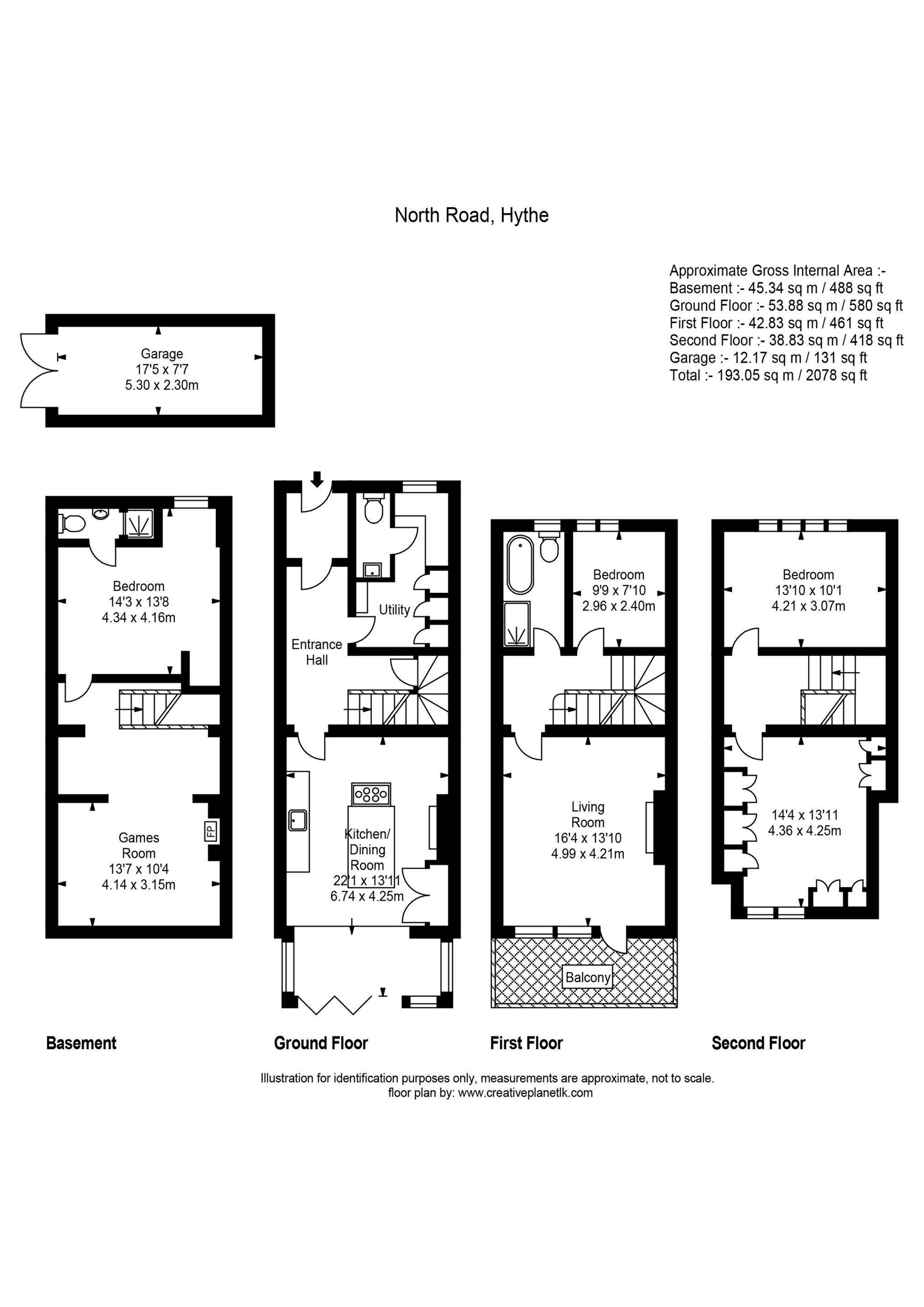 15, North Road, Hythe floorplan