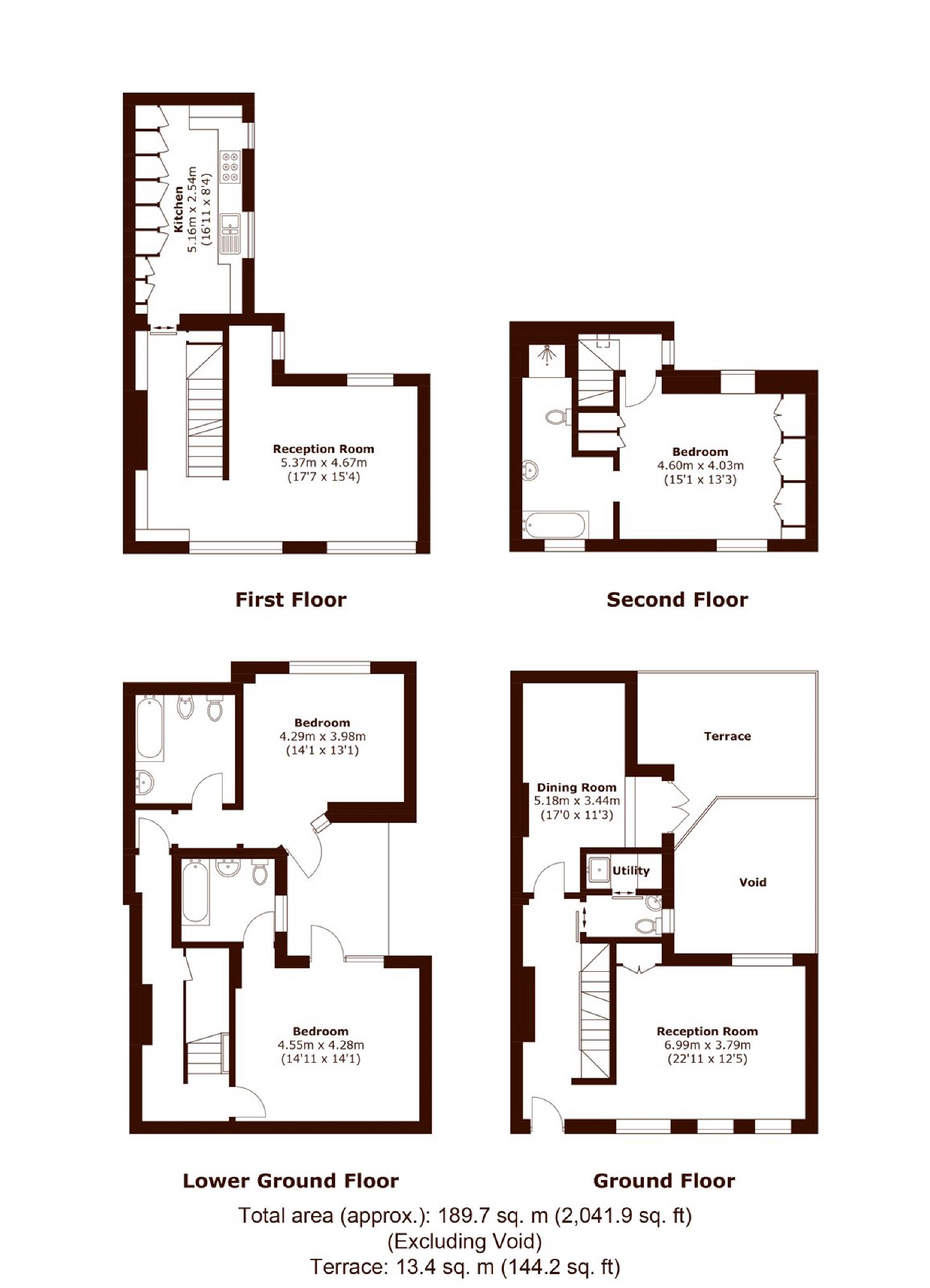 7, Oldbury Place, London floorplan