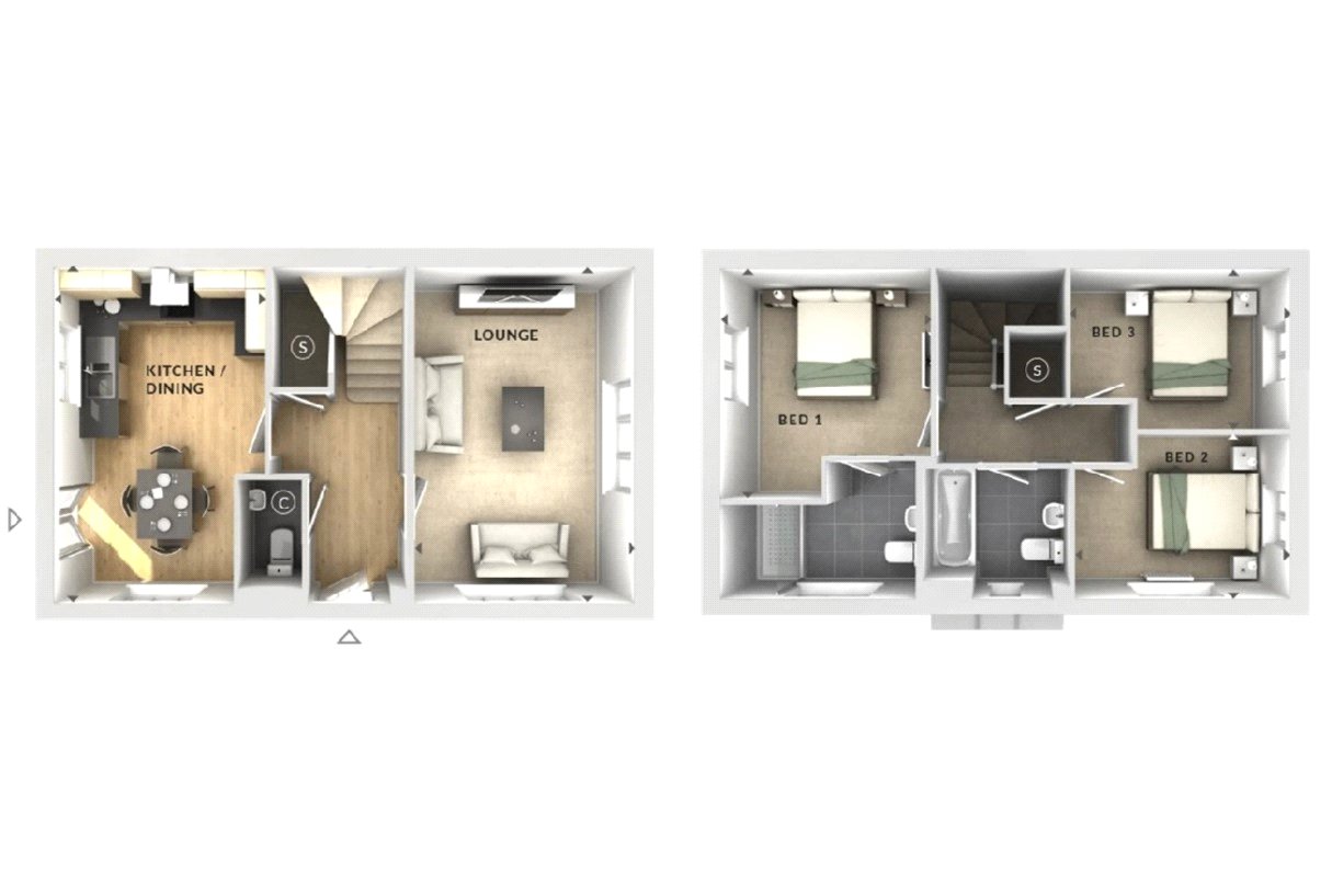 Plot 523 The Lawrence,, Bloor Homes At Maplewood Park, Off Winchester Road floorplan