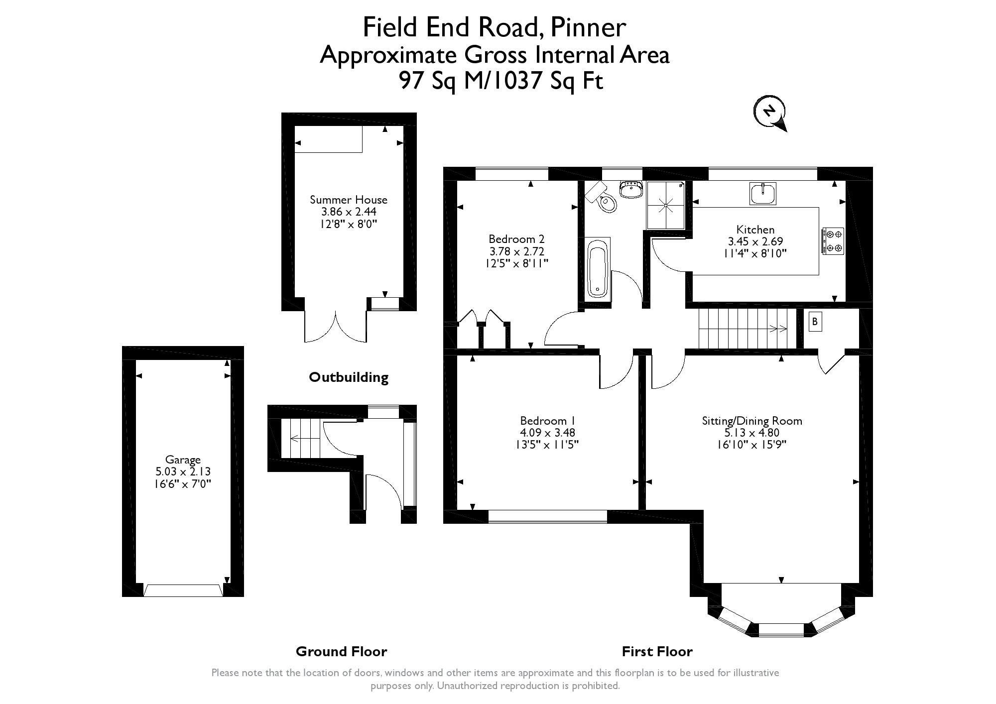 2 Bedrooms Flat for sale in Field End Road, Pinner, Middlesex HA5