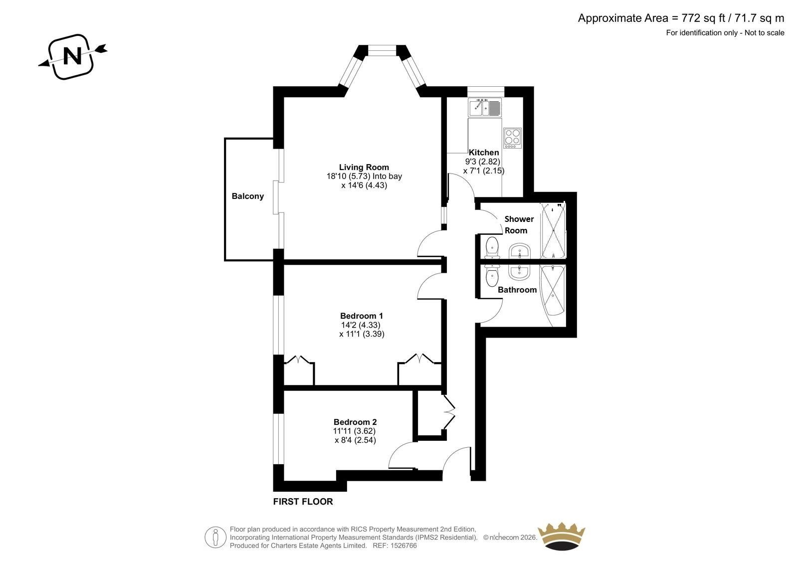 9 Wellingtonia Court,, Laine Close, East Sussex floorplan