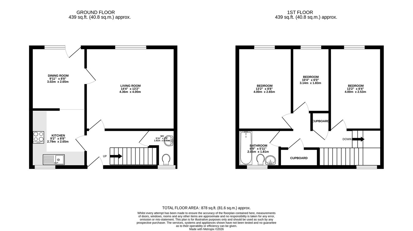 39, Maes Y Ffynnon, Brecon floorplan