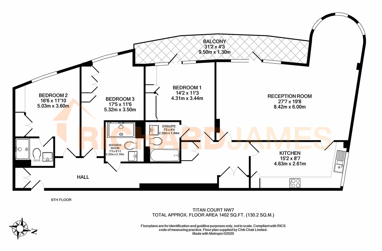 Flower Lane, London NW7, 3 bedroom flat for sale 60883791 PrimeLocation