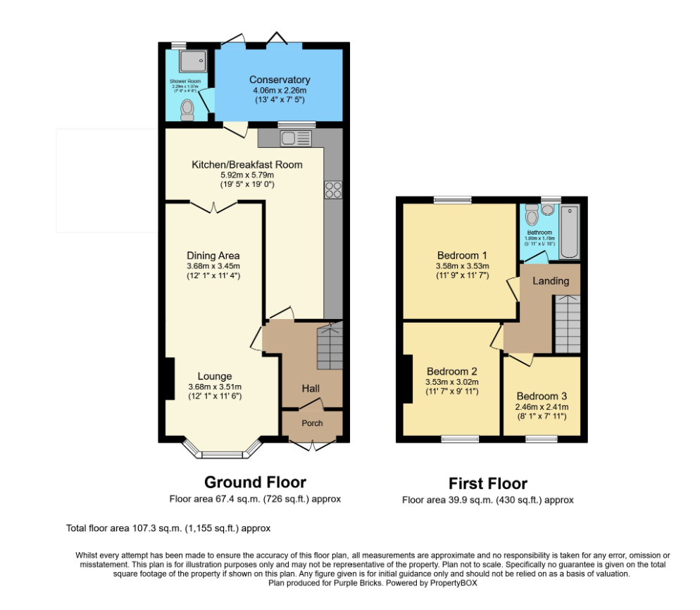 Cowley Road, Coventry floorplan